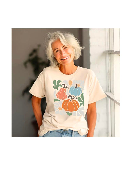 Fall Pumpkin Harvest T-shirt | Unisex Tee | Super Soft Fun Graphic Tee