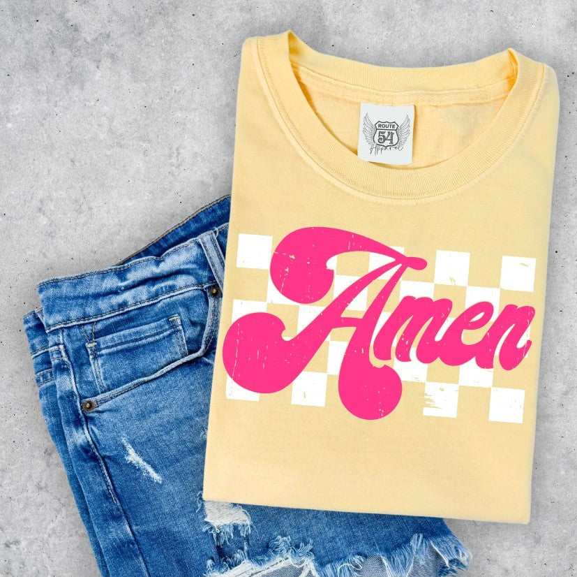 Amen | Super Soft Unisex Tee | An Adorable Graceful Shirt With A Trendy Flare