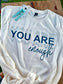 You Are Enough | Super Comfy Graphic Tee | Screen Printed Unisex T-Shirt