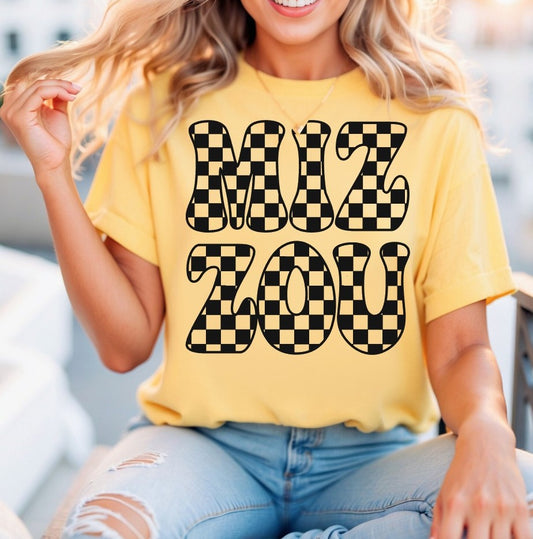 MIZ ZOU | Tigers | Unisex Crewneck T-shirt | Super Comfy Graphic Tees | College Mascot Tees